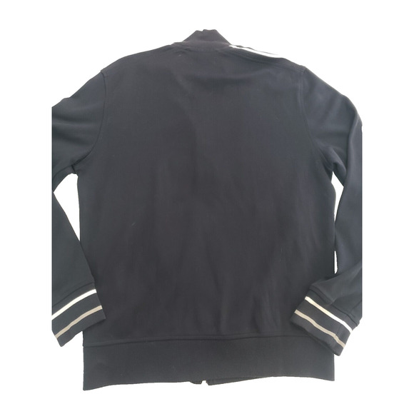 Banana Republic Navy Blue Zip Sweater Men's sz M Coastal Indie Jacket Layer - Picture 2 of 8